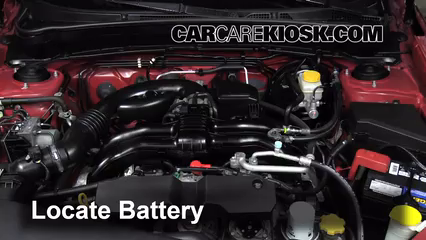 2011 Subaru Forester X 2.5L 4 Cyl. Battery Replace