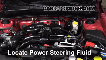 2011 Subaru Forester X 2.5L 4 Cyl. Power Steering Fluid Check Fluid Level