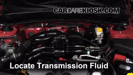 2011 Subaru Forester X 2.5L 4 Cyl. Transmission Fluid Check Fluid Level