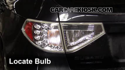 2011 Subaru Impreza 2.5i Premium 2.5L 4 Cyl. Wagon Luces Luz de freno (reemplazar foco)