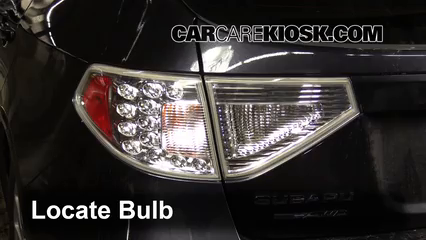 2011 Subaru Impreza 2.5i Premium 2.5L 4 Cyl. Wagon Éclairage Feux de position arrière (remplacer ampoule)