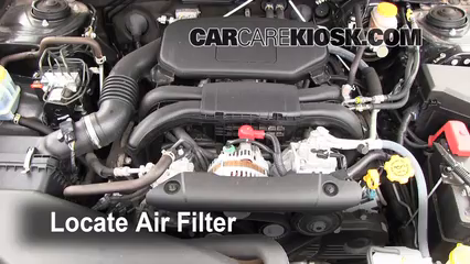 2011 Subaru Legacy 2.5i Premium 2.5L 4 Cyl. Air Filter (Engine) Replace