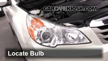 2011 Subaru Outback 3.6R Limited 3.6L 6 Cyl. Éclairage Feux de croisement (remplacer l'ampoule)