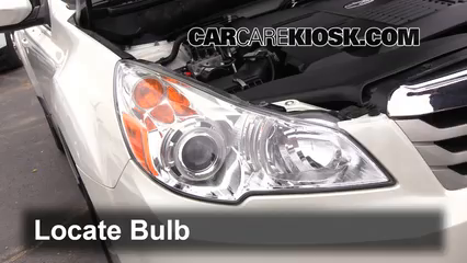 2011 Subaru Outback 3.6R Limited 3.6L 6 Cyl. Luces Luz de estacionamiento (reemplazar foco)