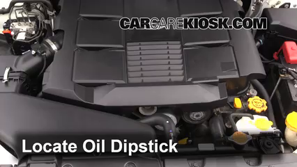 2011 Subaru Outback 3.6R Limited 3.6L 6 Cyl. Aceite Controlar nivel de aceite