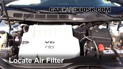 2011 Toyota Avalon 3.5L V6 Air Filter (Engine) Check