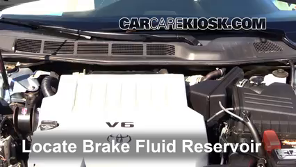 2011 Toyota Avalon 3.5L V6 Brake Fluid Check Fluid Level