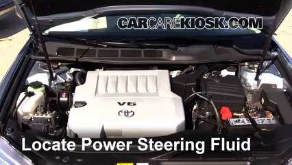 2011 Toyota Avalon 3.5L V6 Power Steering Fluid Add Fluid