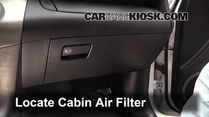 2011 Toyota RAV4 Sport 2.5L 4 Cyl. Filtro de aire (interior) Control