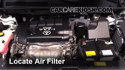 2011 Toyota RAV4 Sport 2.5L 4 Cyl. Air Filter (Engine) Check