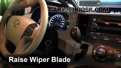 2011 Toyota Sienna XLE 3.5L V6 Windshield Wiper Blade (Rear)