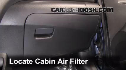 2011 Toyota Yaris 1.5L 4 Cyl. Sedan Filtre à air (intérieur) Changement