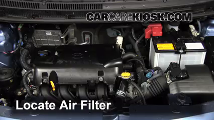 2011 Toyota Yaris 1.5L 4 Cyl. Sedan Air Filter (Engine) Check