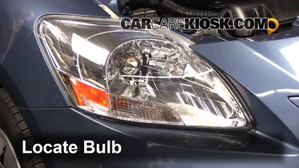 2011 Toyota Yaris 1.5L 4 Cyl. Sedan Lights Headlight (replace bulb)