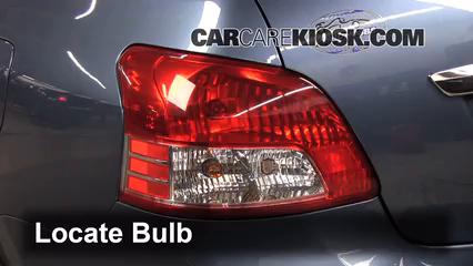 Tail Light Replacement on 2011 Toyota Yaris 1.5L 4 Cyl. Sedan