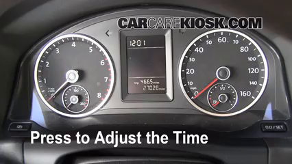 2011 Volkswagen Tiguan SE 2.0L 4 Cyl. Turbo Clock