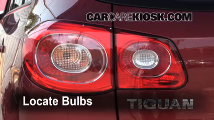 2011 Volkswagen Tiguan SE 2.0L 4 Cyl. Turbo Luces Luz trasera (reemplazar foco)