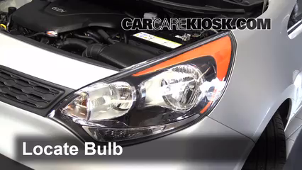 Ford Ka Headlight Bulb Replacement Youtube