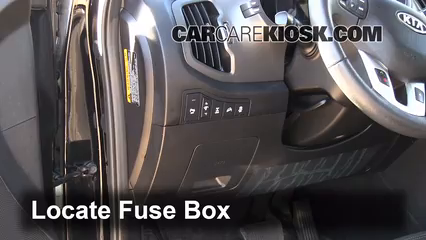 Interior Fuse Box Location: 2011-2016 Kia Sportage - 2012 ... volvo s80 2007 fuse box map 