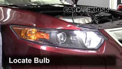 2012 Acura TSX 2.4L 4 Cyl. Wagon Lights Highbeam (replace bulb)