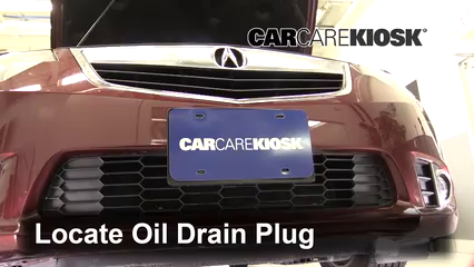 2012 Acura TSX 2.4L 4 Cyl. Wagon Aceite Cambiar aceite y filtro de aceite
