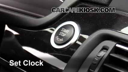 2012 BMW 550i xDrive 4.4L V8 Turbo Reloj Fijar hora de reloj