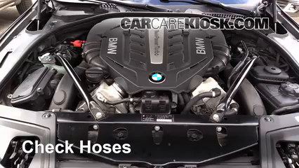 2012 BMW 550i xDrive 4.4L V8 Turbo Hoses