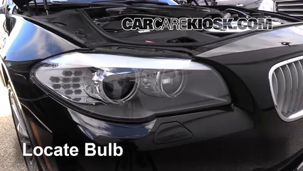 2012 BMW 550i xDrive 4.4L V8 Turbo Luces Luz de giro delantera (reemplazar foco)