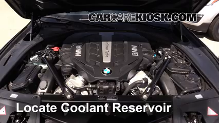 How to Add Coolant: 2012 BMW 550i xDrive 4.4L V8 Turbo
