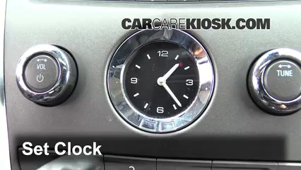 2012 Cadillac SRX Luxury 3.6L V6 FlexFuel Clock