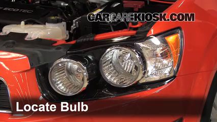 2012 Chevrolet Sonic LT 1.8L 4 Cyl. Sedan Lights Headlight (replace bulb)
