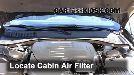 2012 Chrysler 300 Limited 3.6L V6 Filtro de aire (interior)