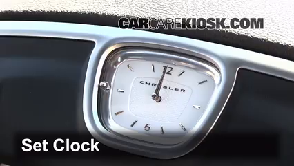 2012 Chrysler 300 Limited 3.6L V6 Horloge Régler l'horloge