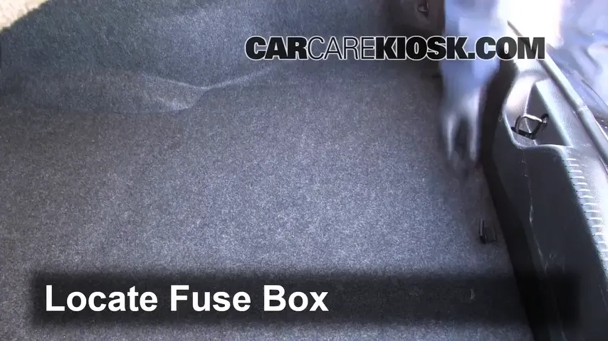 Interior Fuse Box Location: 2012 Chrysler 300 Limited 3.6L V6