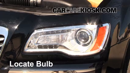 2012 Chrysler 300 Limited 3.6L V6 Lights Headlight (replace bulb)