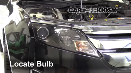 2012 Ford Fusion SEL 3.0L V6 FlexFuel Éclairage Feux de route (remplacer l'ampoule)