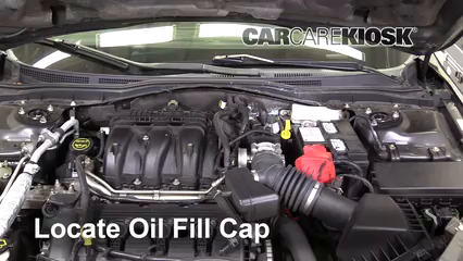 2012 Ford Fusion SEL 3.0L V6 FlexFuel Aceite Agregar aceite