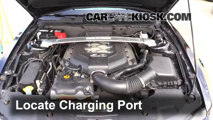 2012 Ford Mustang GT 5.0L V8 Coupe Air Conditioner Recharge Freon