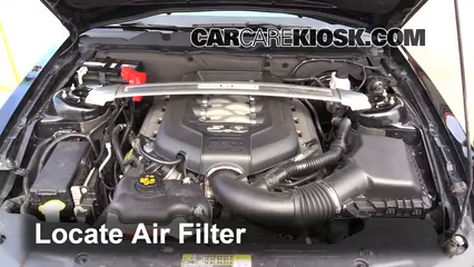 2012 Ford Mustang GT 5.0L V8 Coupe Filtre à air (moteur) Contrôle