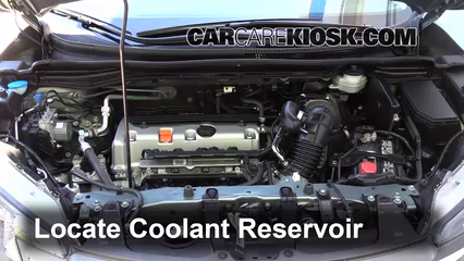 2012 Honda CR-V EX-L 2.4L 4 Cyl. Refrigerante (anticongelante) Controlar nivel de líquido