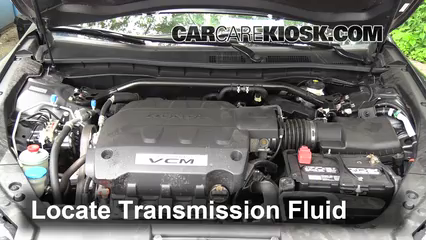 2012 Honda Crosstour EX-L 3.5L V6 Líquido de transmisión Controlar nivel de líquido