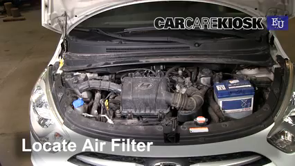 2012 Hyundai i10 Era 1.1L 4 Cyl. Air Filter (Engine) Replace