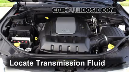 2012 Jeep Grand Cherokee Limited 5.7L V8 Transmission Fluid Add Fluid
