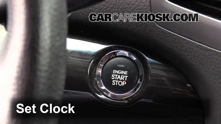How to Set the Clock / Change Time on a 2012 Kia Sorento EX 3.5L V6