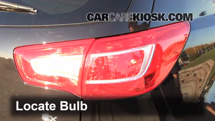 2012 Kia Sportage EX 2.4L 4 Cyl. Lights Reverse Light (replace bulb)