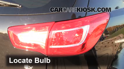 2012 Kia Sportage EX 2.4L 4 Cyl. Lights Tail Light (replace bulb)