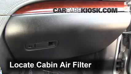 2012 Lincoln MKT 3.7L V6 Filtre à air (intérieur)