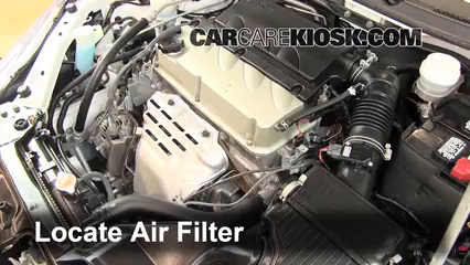 2012 Mitsubishi Eclipse GS Sport 2.4L 4 Cyl. Air Filter (Engine) Replace