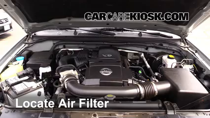 2012 Nissan Frontier SL 4.0L V6 Crew Cab Pickup Air Filter (Engine) Check