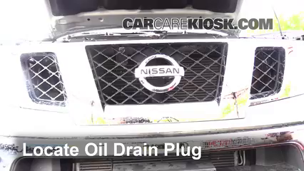 2012 Nissan Frontier SL 4.0L V6 Crew Cab Pickup Aceite Cambiar aceite y filtro de aceite